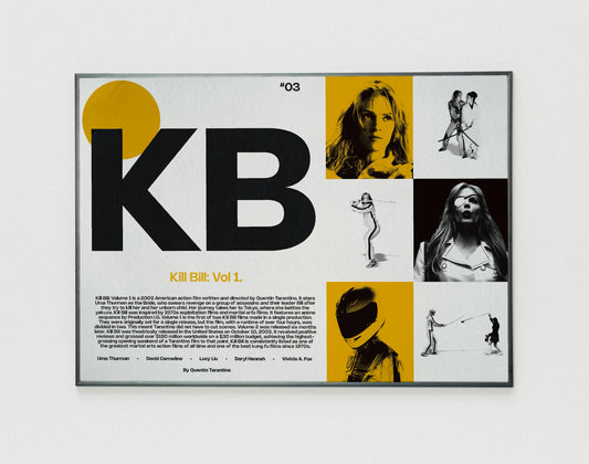 KB Kill Bill film poster