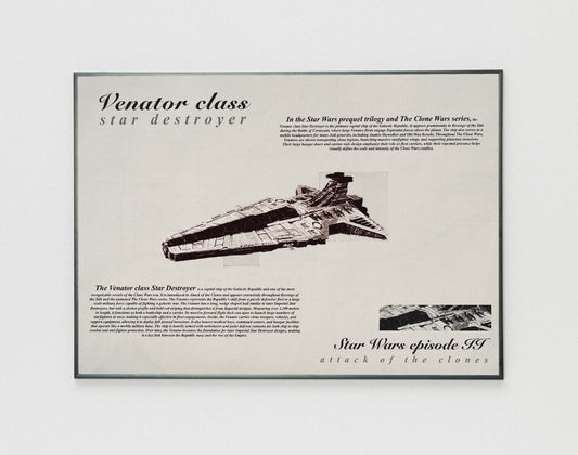 Star Wars Venator poster