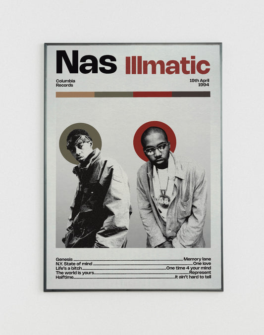 Nas Illmatic poster