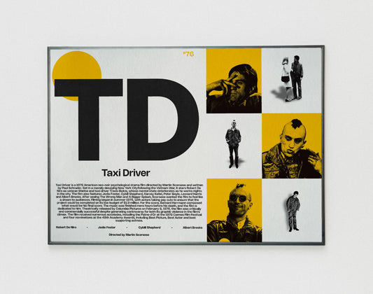 TD Taxi Driver film poster