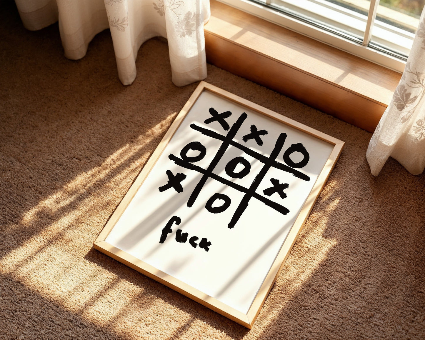 Knotts and Crosses stalemate poster