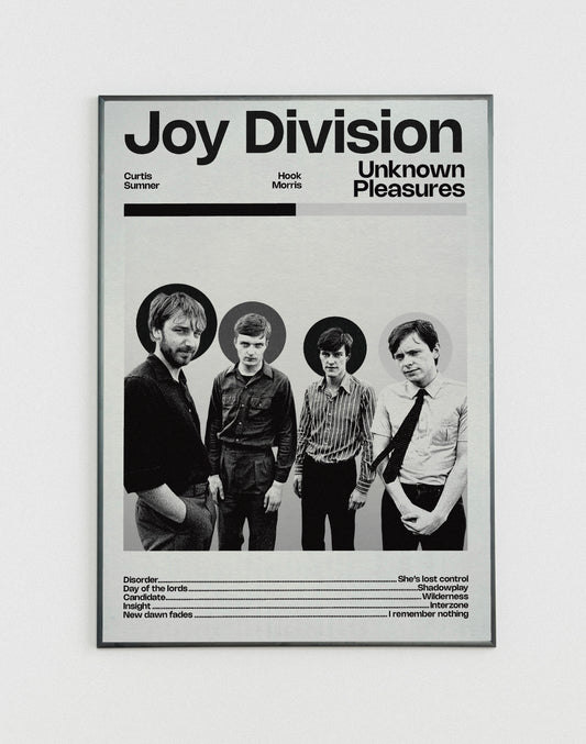 Joy Division Unknown Pleasures poster