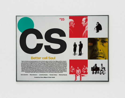 CS Better Call Saul show poster
