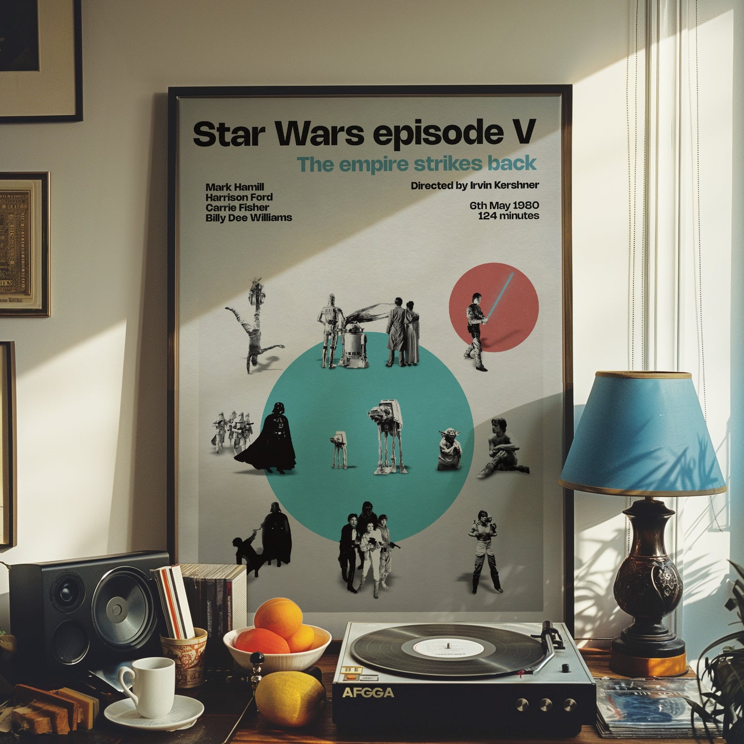 Star Wars Empire Strikes Back miniatures poster