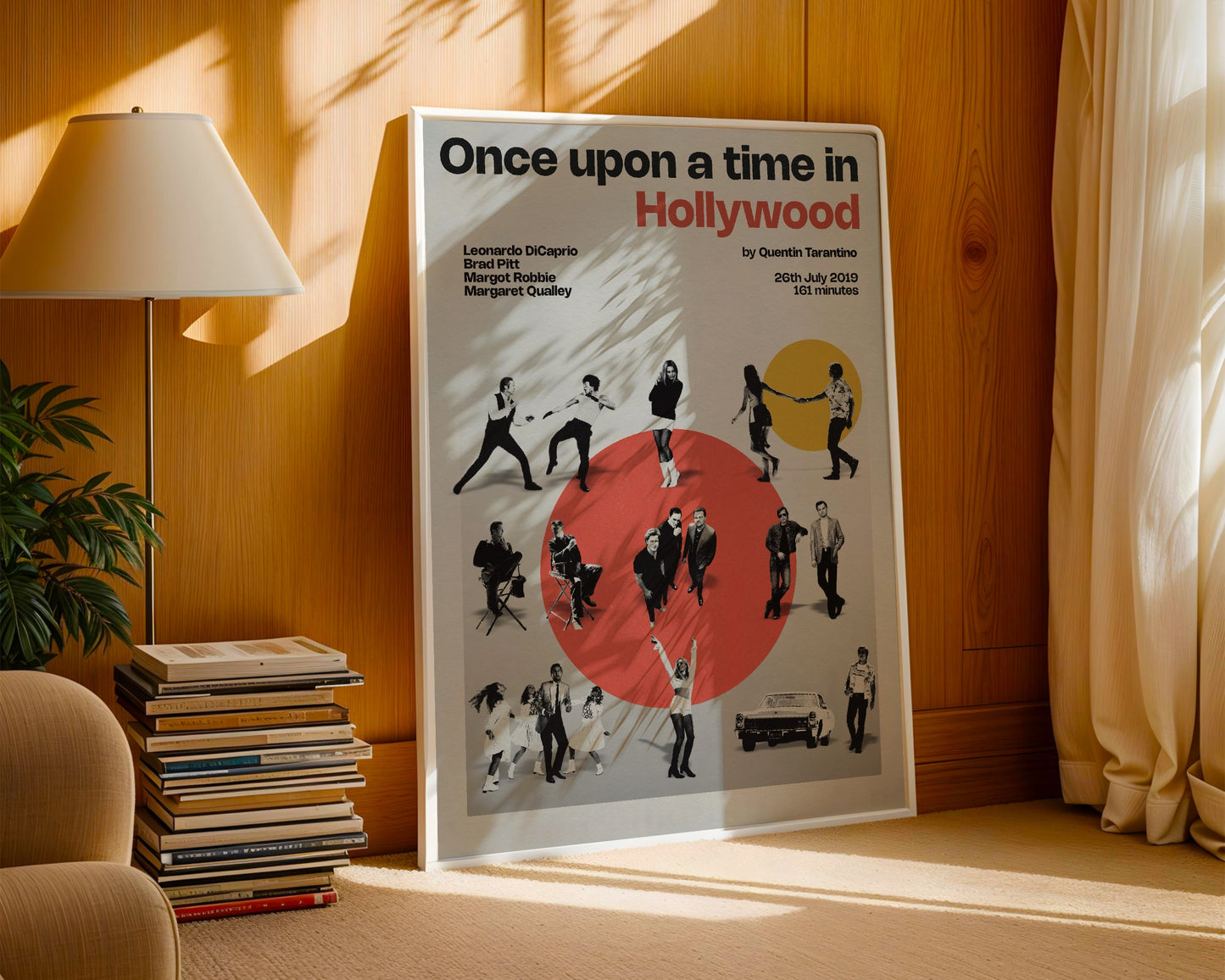 Once upon a time in Hollywood miniatures poster