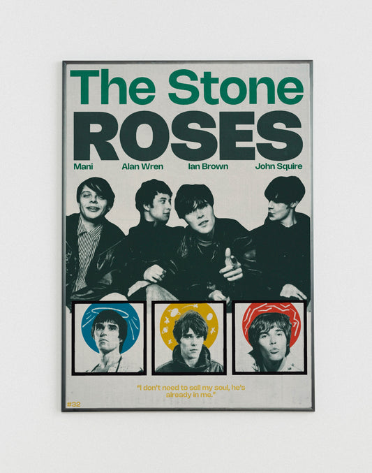 #32 The Stone Roses poster