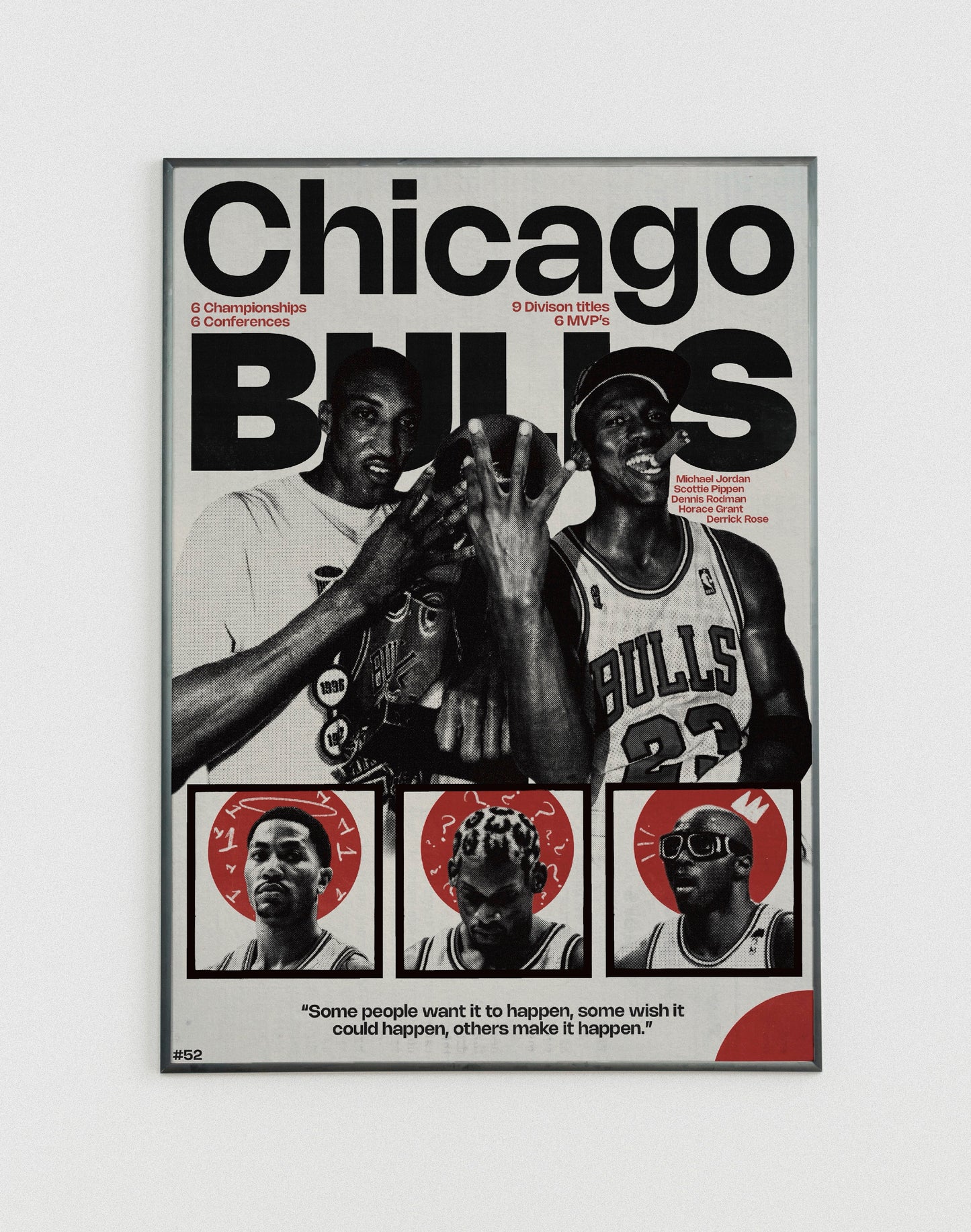#52 Chicago Bulls poster