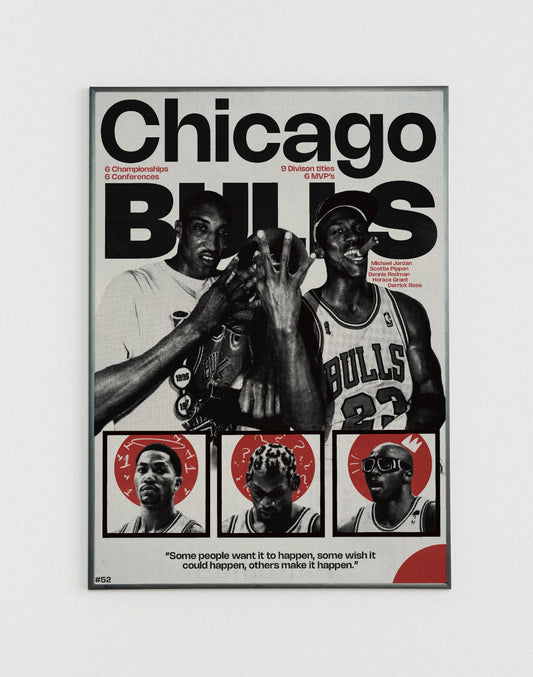 #52 Chicago Bulls poster