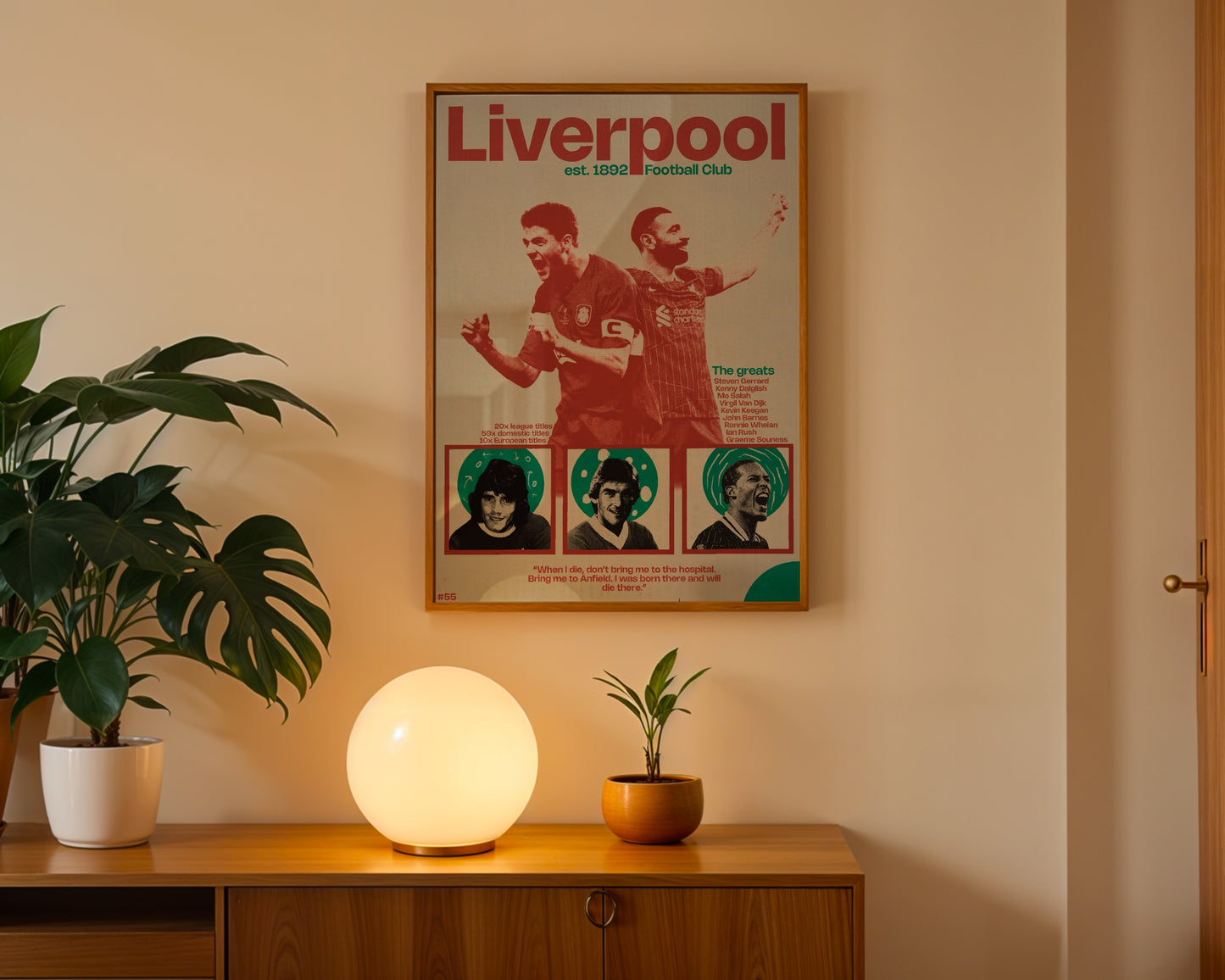 #55 Liverpool Football Club poster