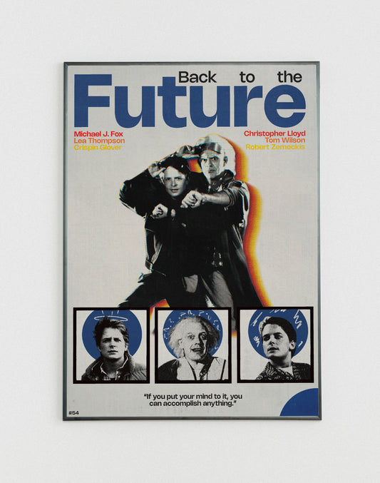 #54 Back to the Future poster