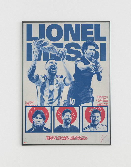 #11 Lionel Messi poster