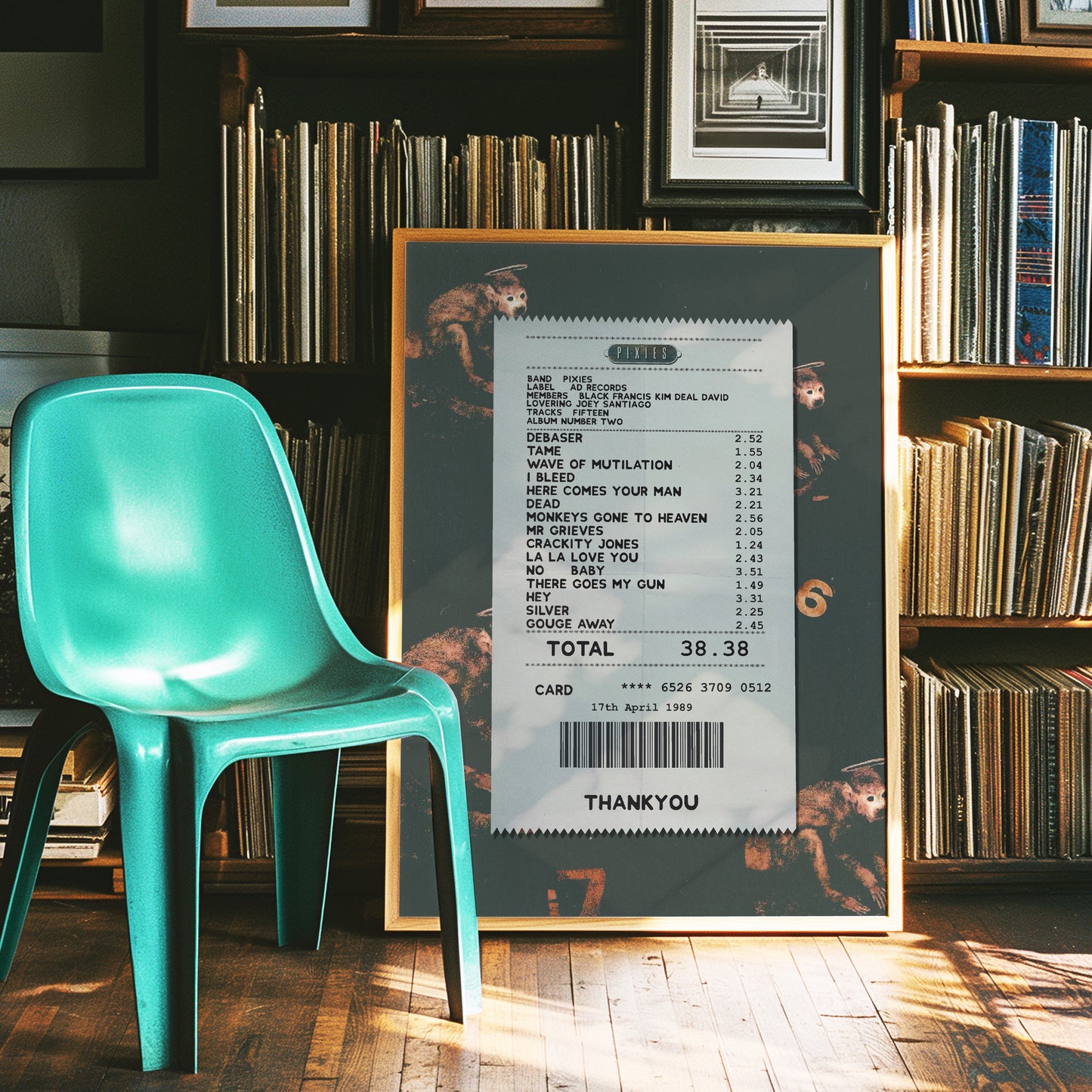 Pixies Doolittle receipt poster