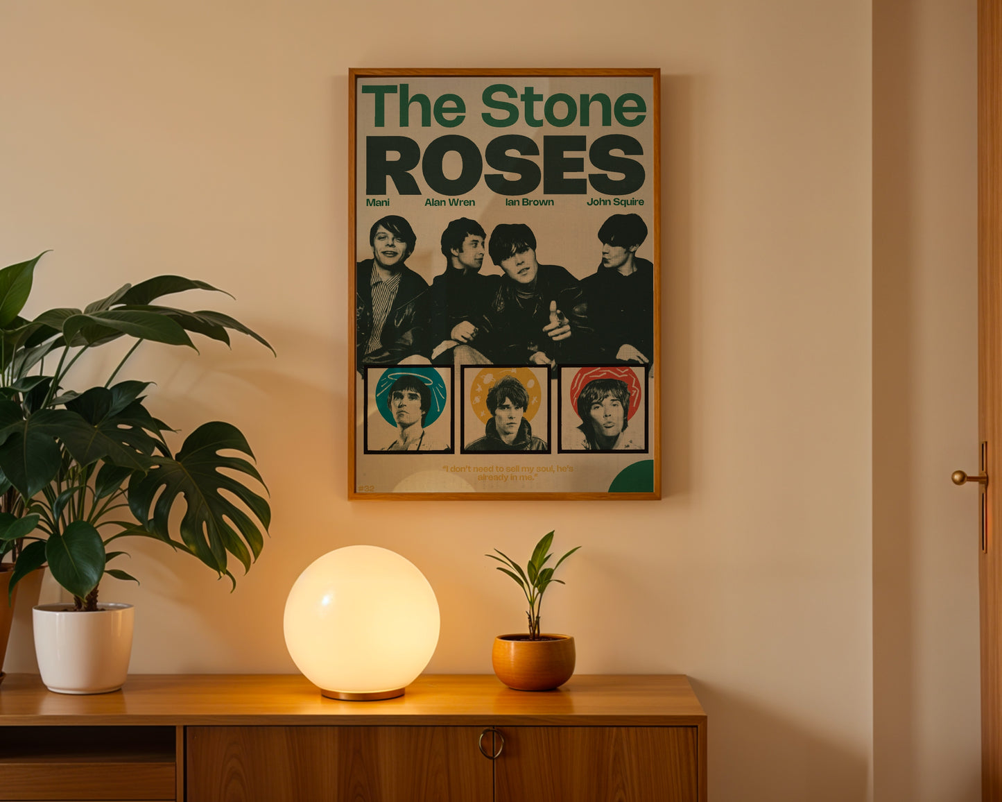 #32 The Stone Roses poster