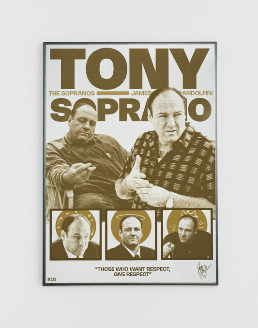 #10 Tony Soprano poster