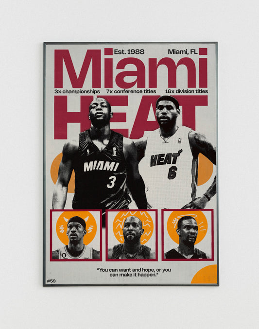 #59 Miami Heat poster