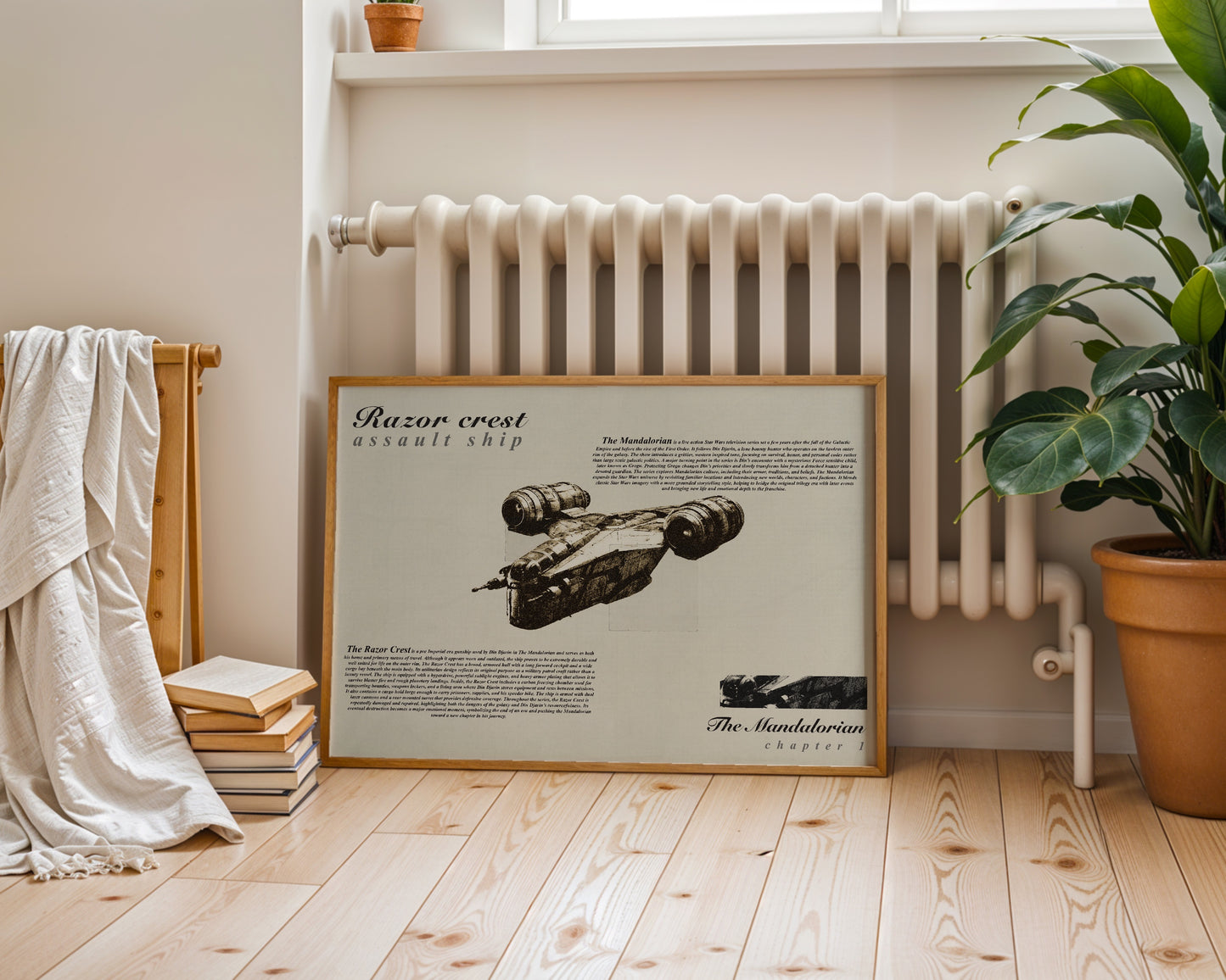 Star Wars Razor Crest poster