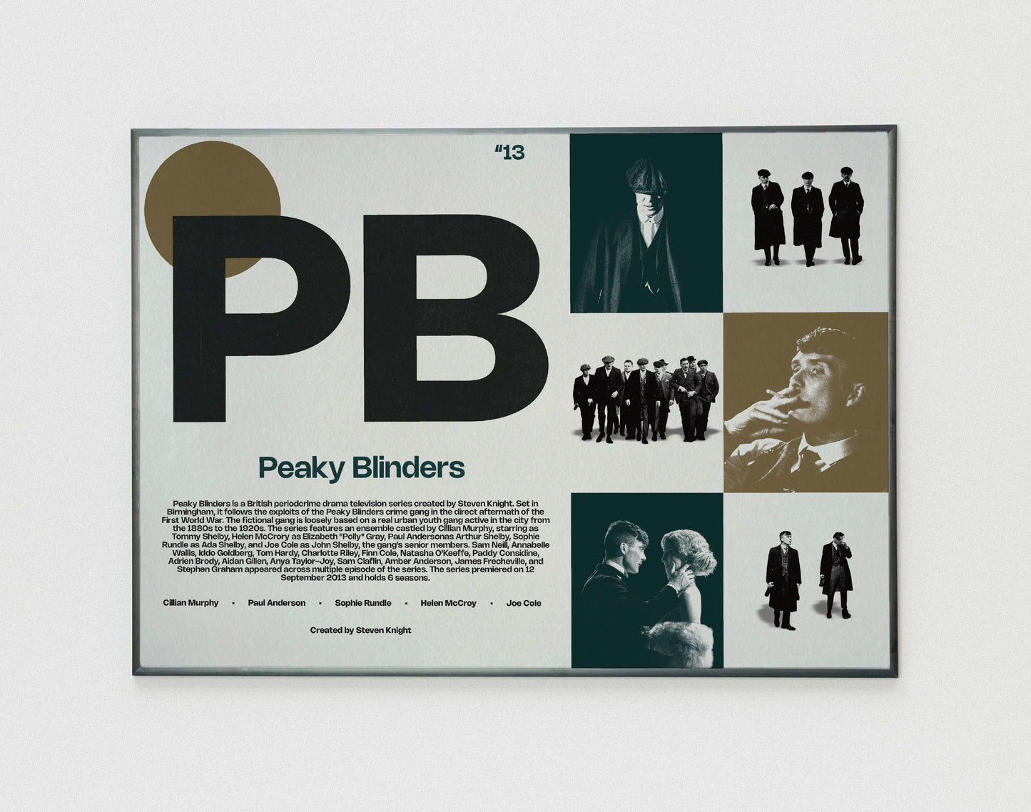 PB Peaky Blinders show poster