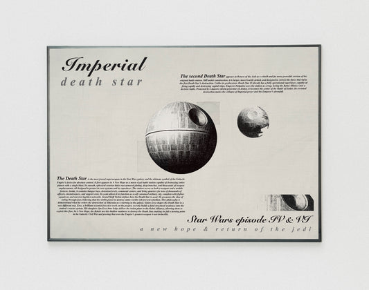 Star Wars Imperial Death Star poster