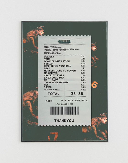 Pixies Doolittle receipt poster