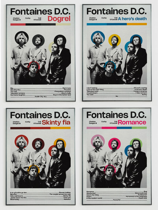 Fontaines D.C. Albums posters