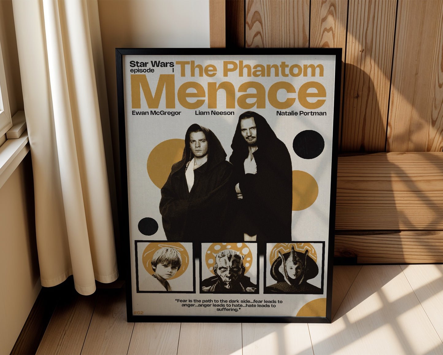 #62 Star Wars episode I - The Phantom Menace poster