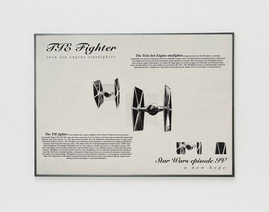 Star Wars TIE Fighter poster