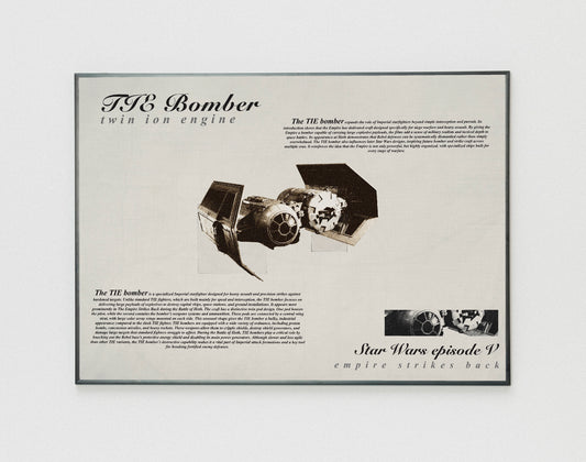 Star Wars TIE Bomber poster