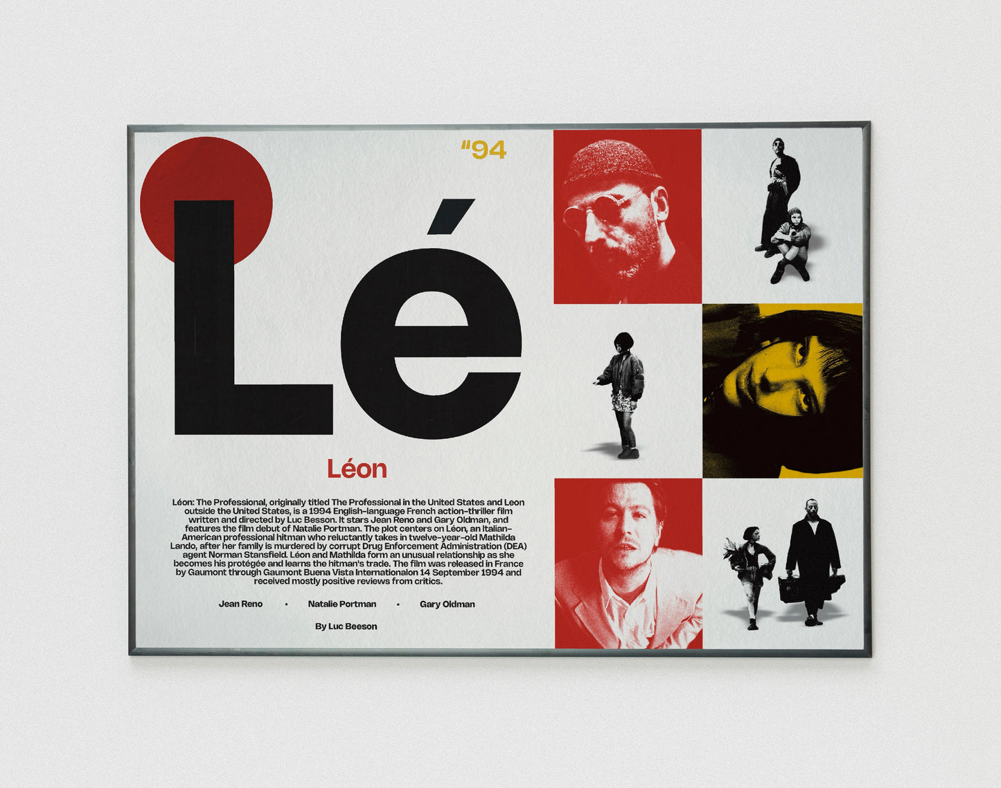 Lé Léon element film poster