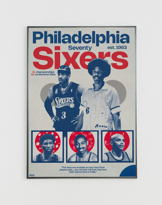 #58 Philadelphia 76ers poster