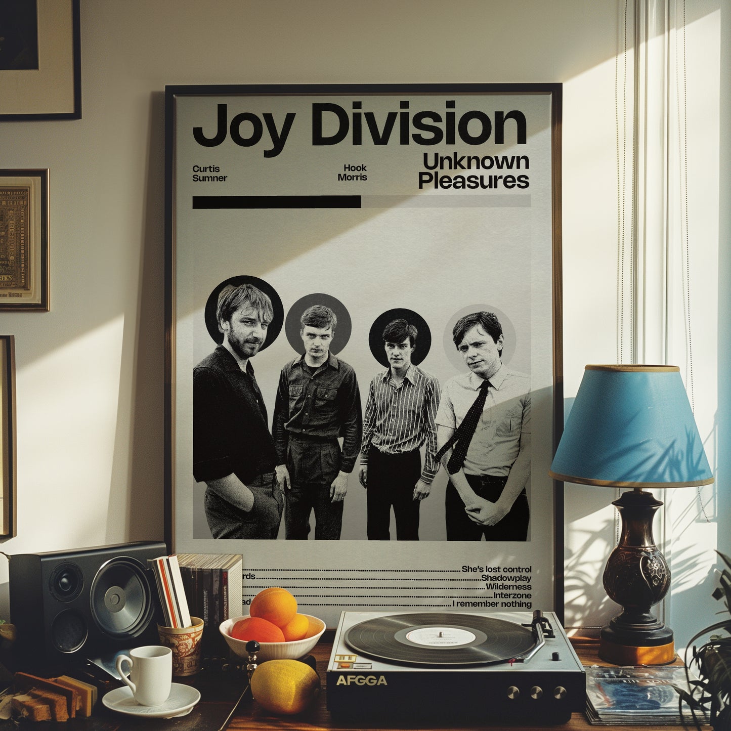 Joy Division Unknown Pleasures poster