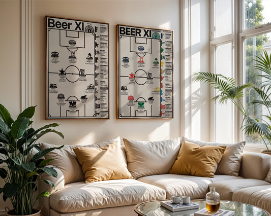 Beer football XI poster
