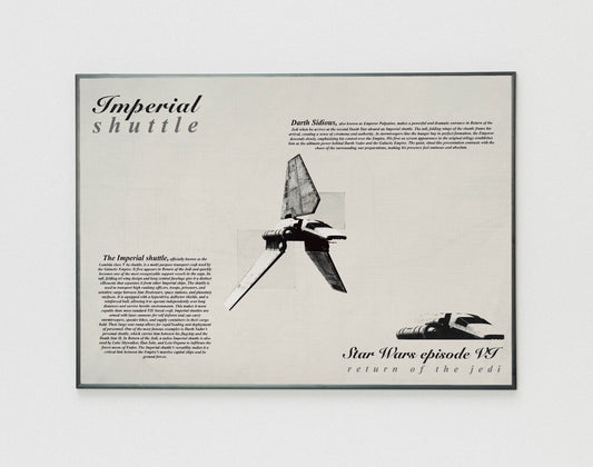 Star Wars Imperial Shuttle poster
