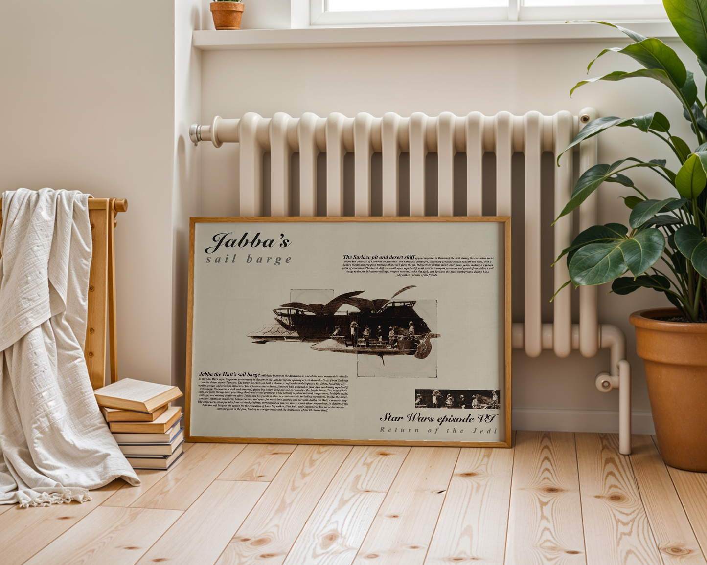 Star Wars Jabba Sail Barge poster