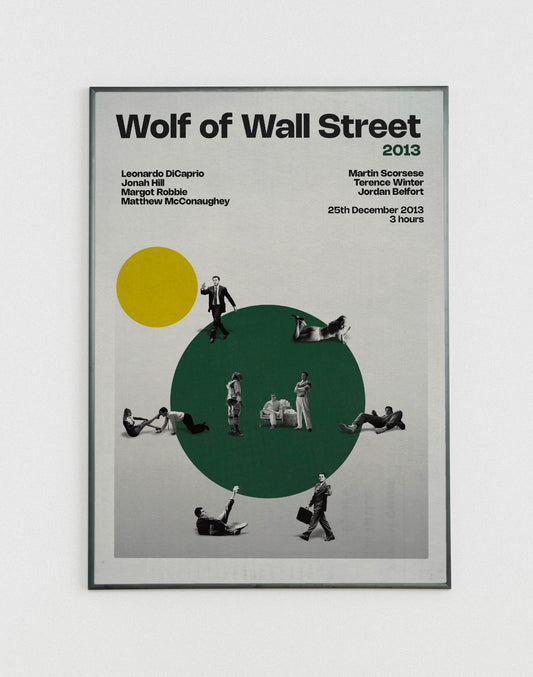 Wolf of Wall Street miniatures poster