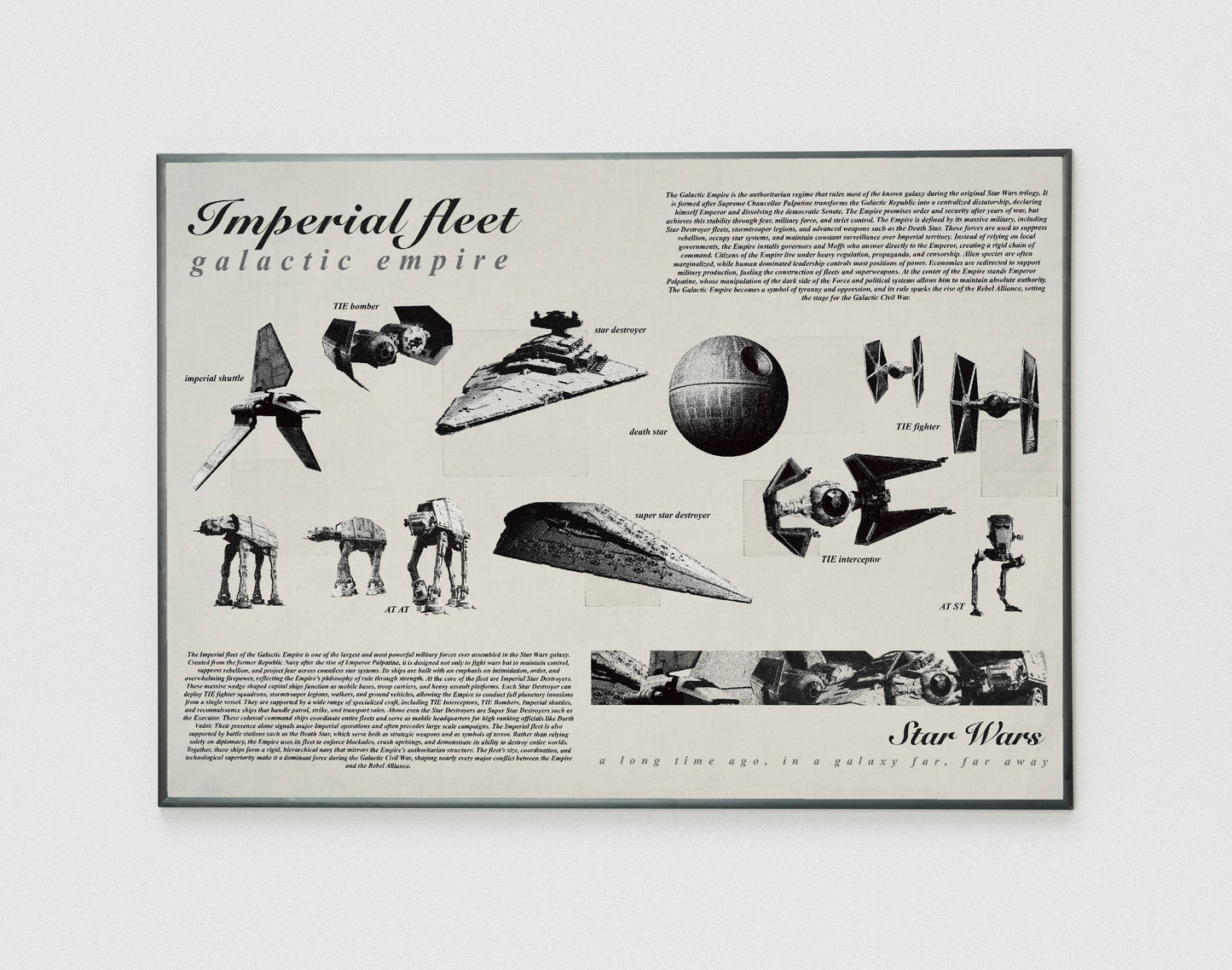 Star Wars Imperial Fleet poster