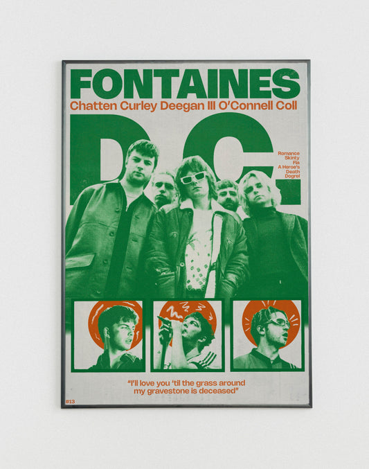 #13 Fontaines D.C. poster
