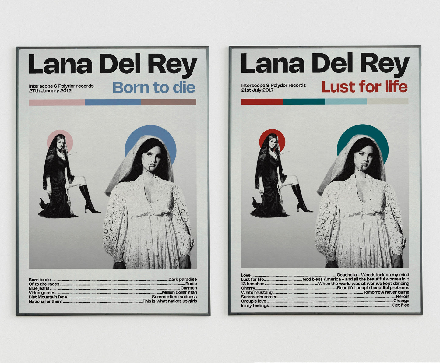 Lana Del Rey Album posters
