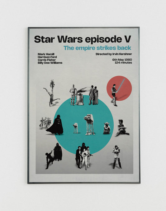 Star Wars Empire Strikes Back miniatures poster
