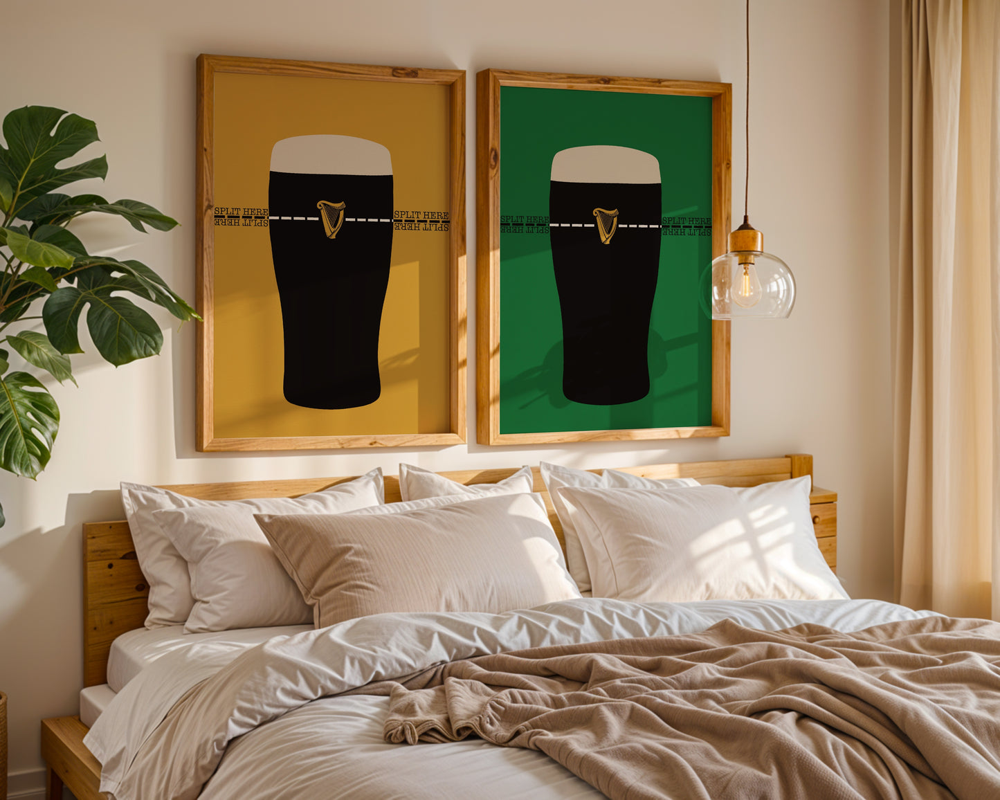 Split here Guinness poster