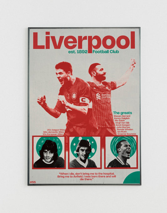 #55 Liverpool Football Club poster