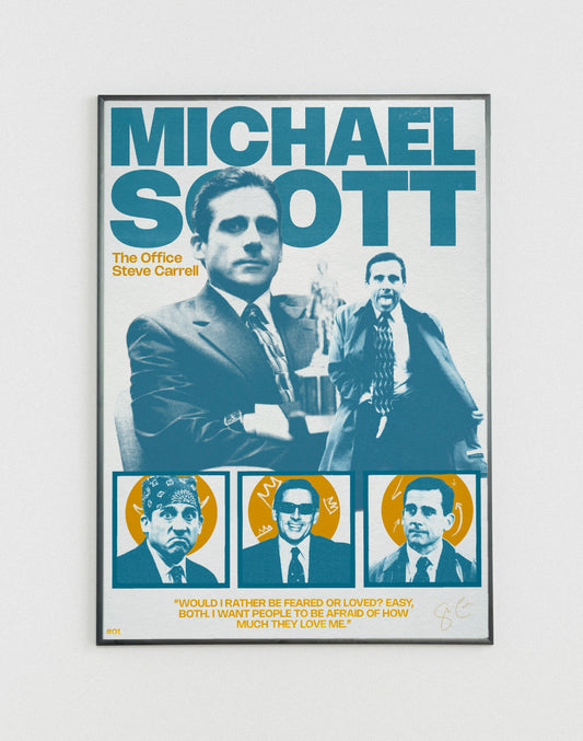 #01 Michael Scott poster