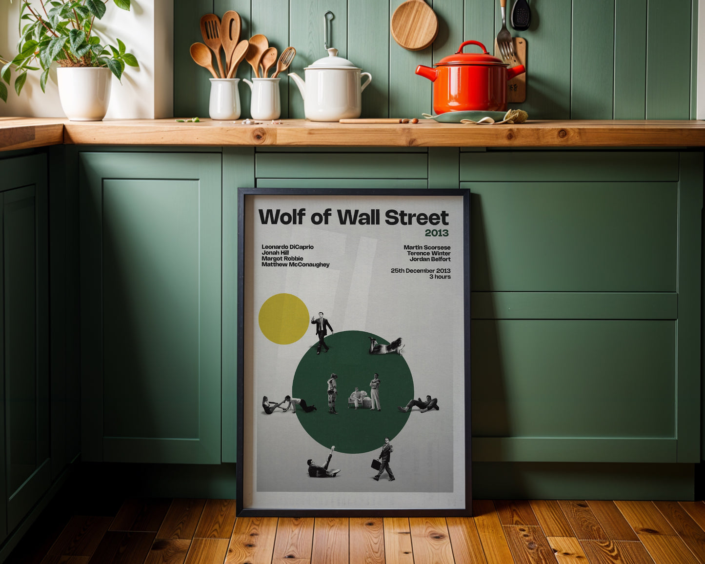 Wolf of Wall Street miniatures poster