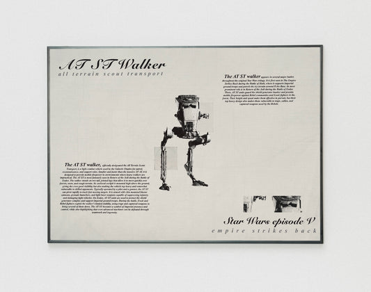 Star Wars AT ST poster