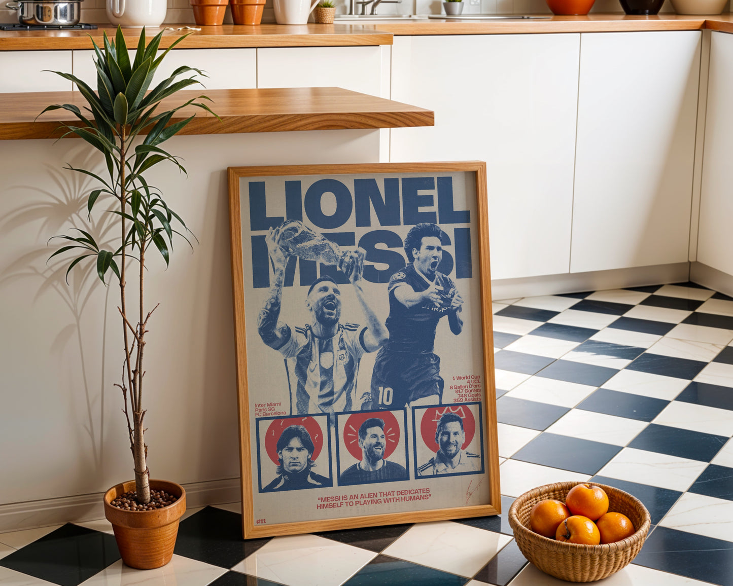 #11 Lionel Messi poster