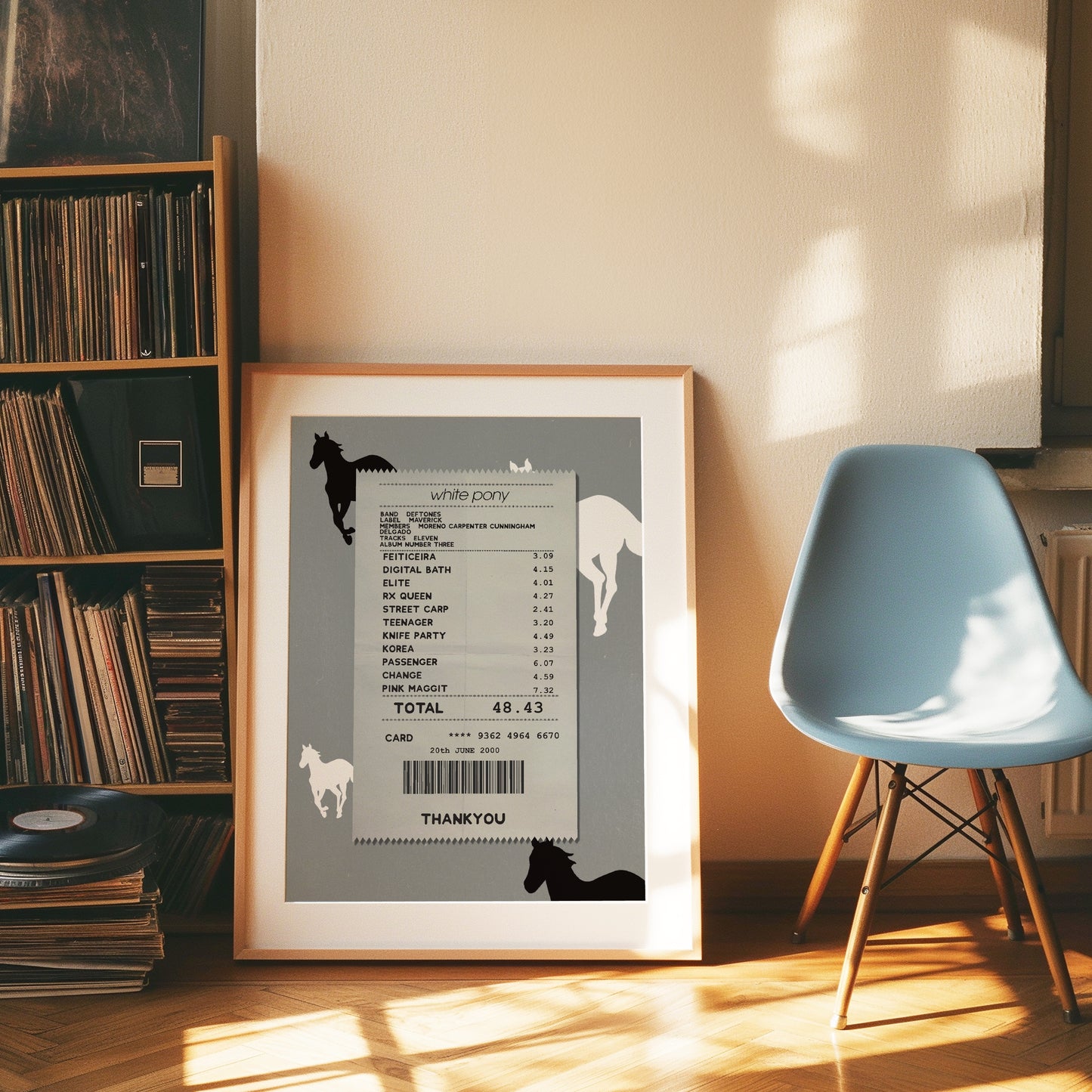 Deftones White Pony receipt poster