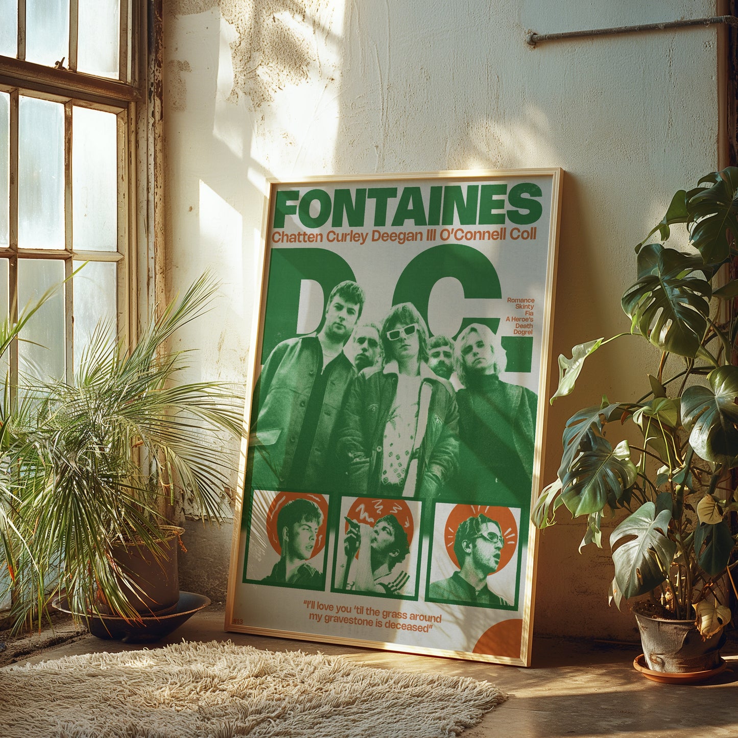 #13 Fontaines D.C. poster