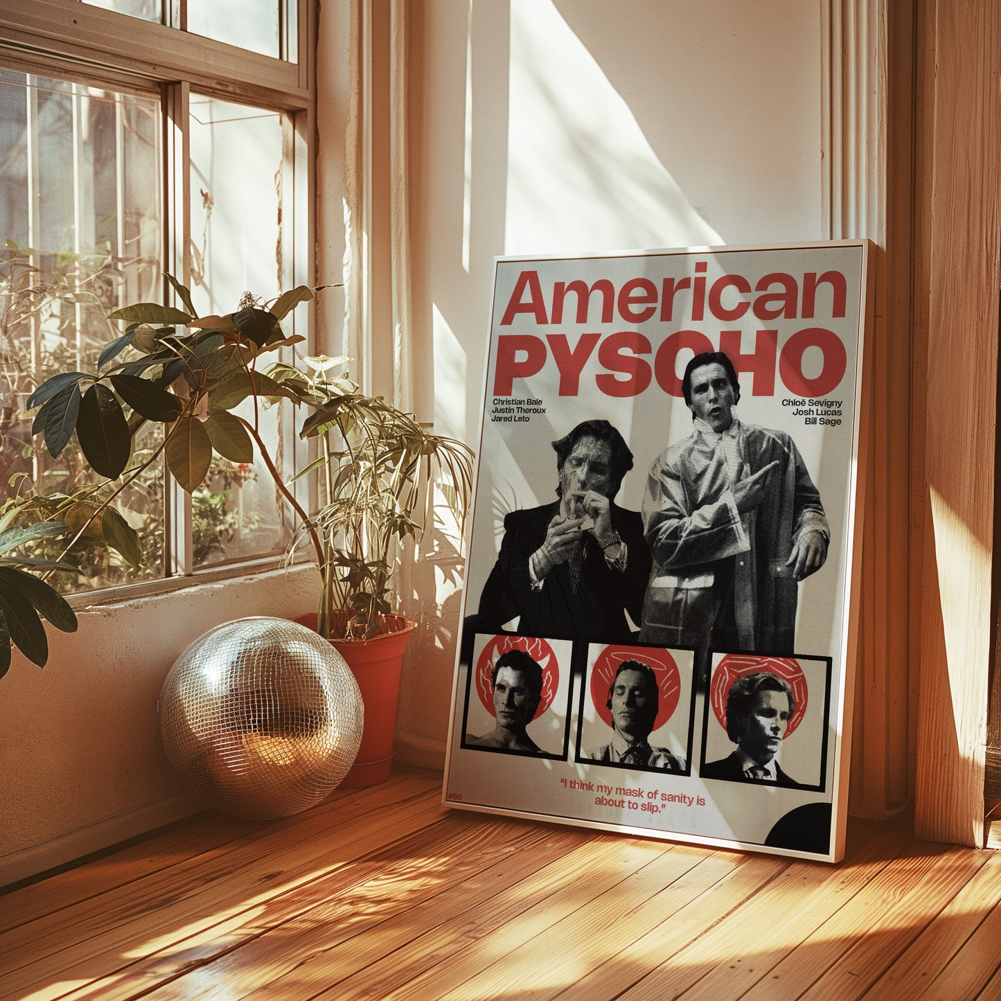 #50 American Psycho poster