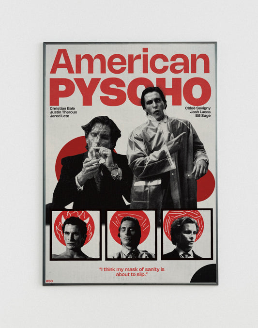 #50 American Psycho poster