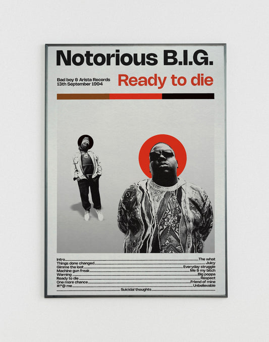 Notorious B.I.G. Ready to Die poster
