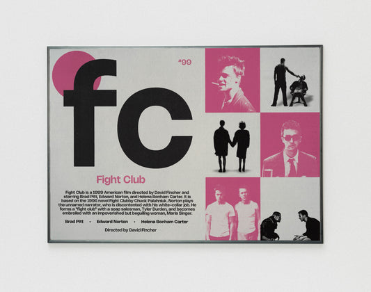 fc Fight Club film poster